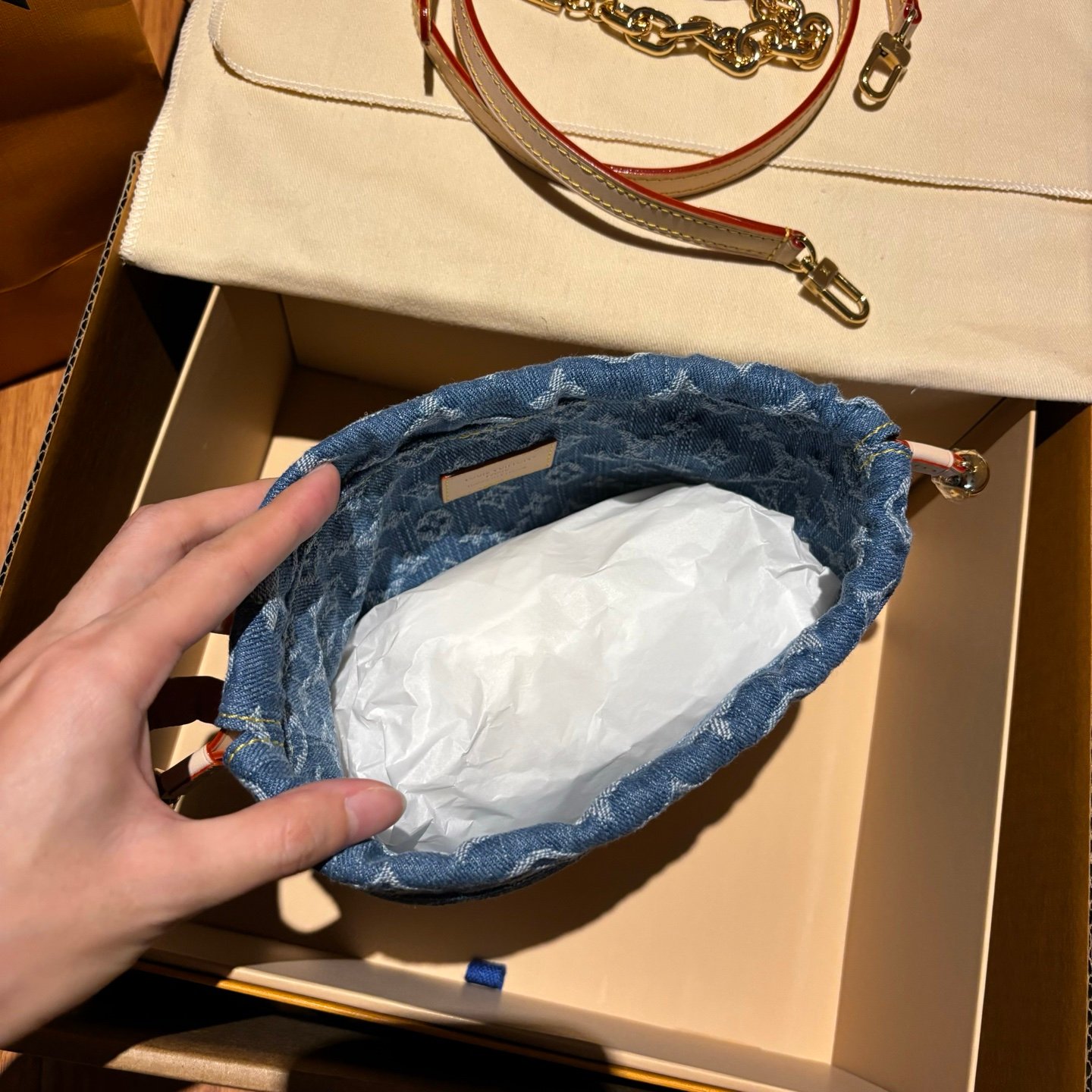 LOUIS VUITTON Nano Noe Bucket Bag - Image 14