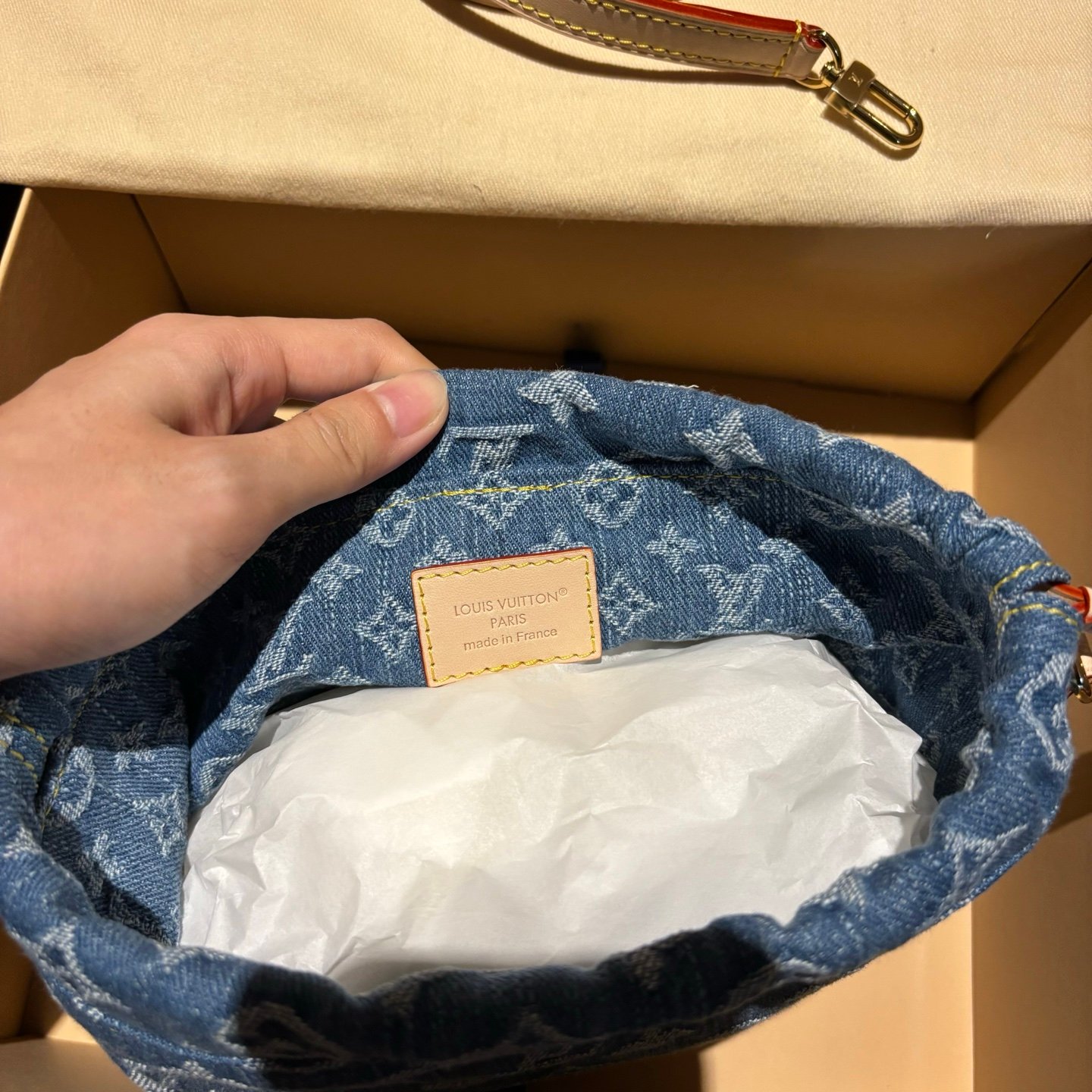 LOUIS VUITTON Nano Noe Bucket Bag - Image 12