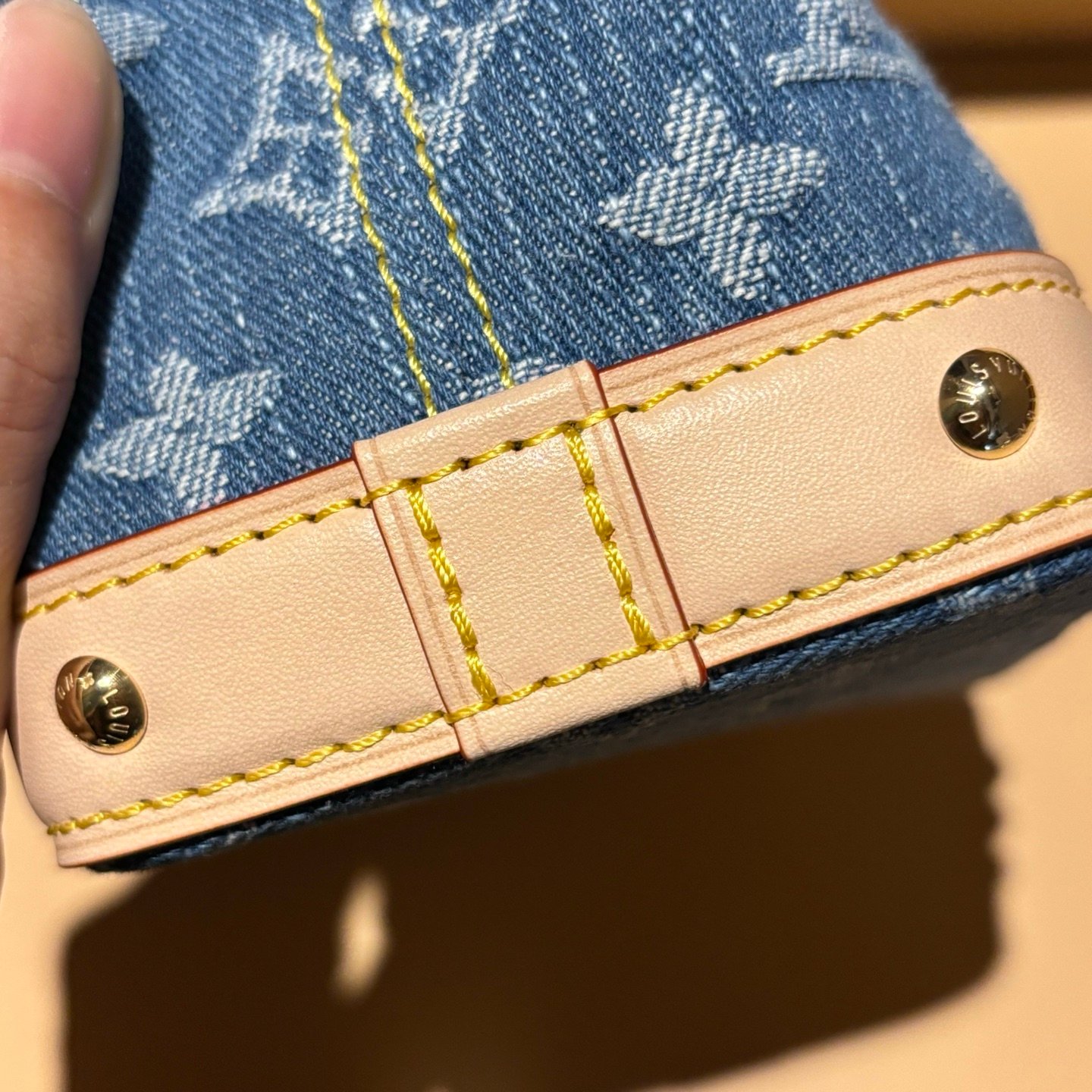 LOUIS VUITTON Nano Noe Bucket Bag - Image 6