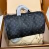 Louis Vuitton Monogram Eclipse Keepall Bandouliere 35 M46655 2WAY bag