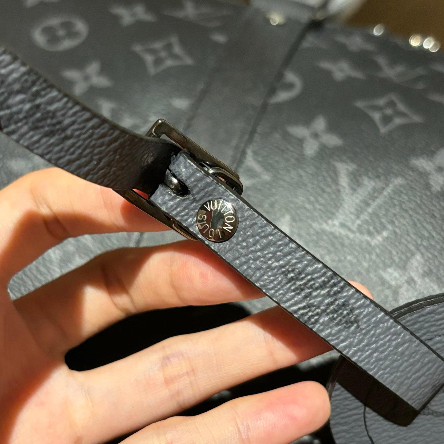 Louis Vuitton Monogram Eclipse Keepall Bandouliere 35 M46655 2WAY bag - Image 31