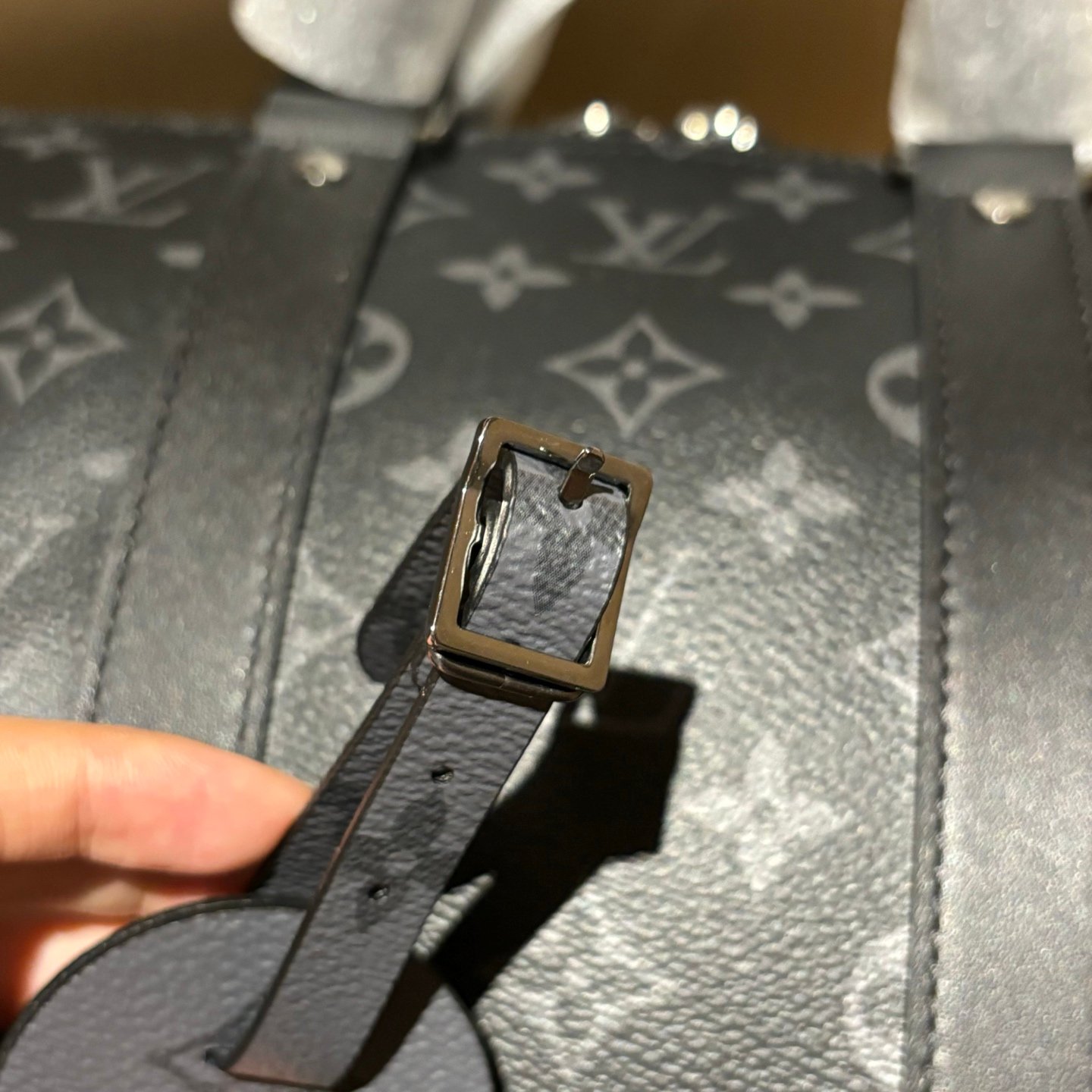 Louis Vuitton Monogram Eclipse Keepall Bandouliere 35 M46655 2WAY bag - Image 4