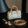 Louis Vuitton Takashi Murakami Nano Speedy White Multicolor