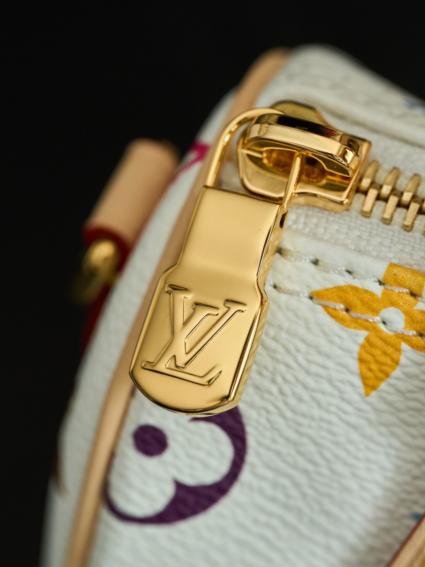 Louis Vuitton Takashi Murakami Nano Speedy White Multicolor - Image 2