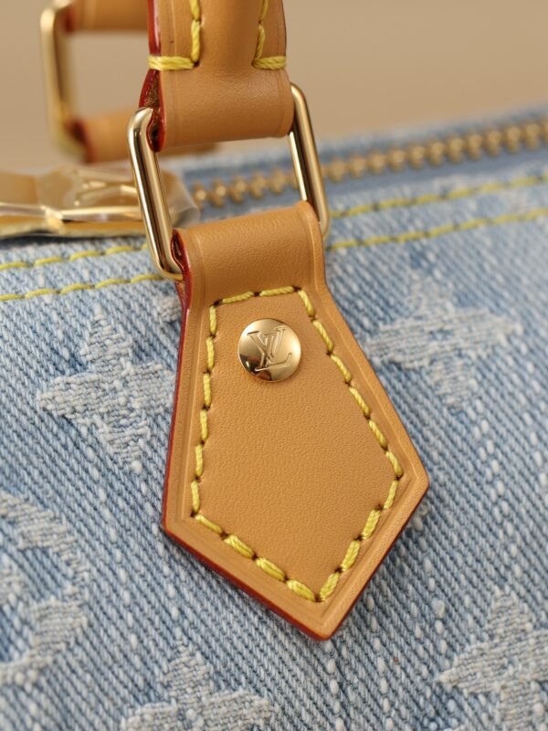 LOUIS VUITTON Nano Speedy Nano Monogram Denim Sky Blue