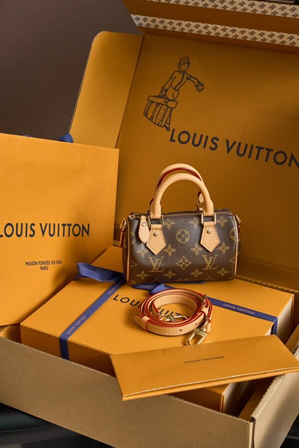 wsxc1762517097234_0 LOUIS VUITTON Nano Speedy M81085 Monogram Shoulder Bag