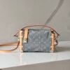 wsxc1762518775880_0 LOUIS VUITTON Side Trunk MM Shoulder Bag Monogram Denim, Washed Gray