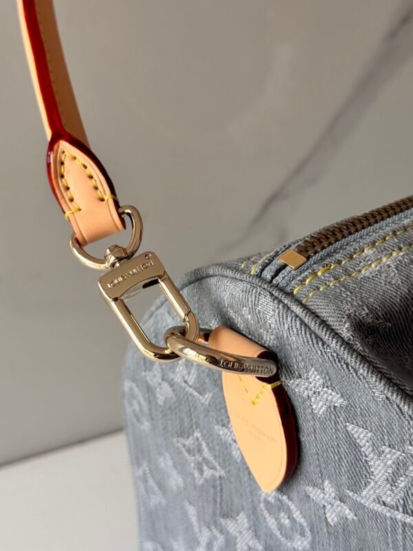Louis Vuitton Monogram Gray Denim Soft Speedy 30