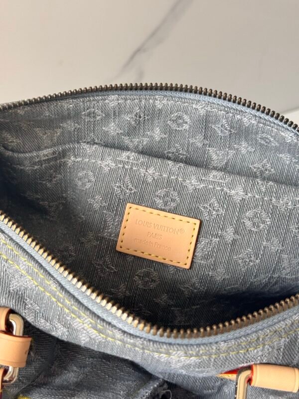 Louis Vuitton Monogram Gray Denim Soft Speedy 30