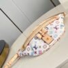 LV X TM Monogram Multicolor High Rise Bumbag White
