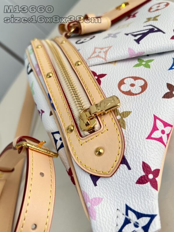 LV X TM Monogram Multicolor High Rise Bumbag White