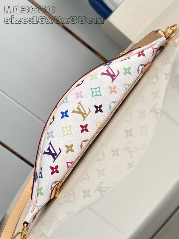 LV X TM Monogram Multicolor High Rise Bumbag White