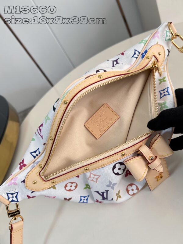 LV X TM Monogram Multicolor High Rise Bumbag White