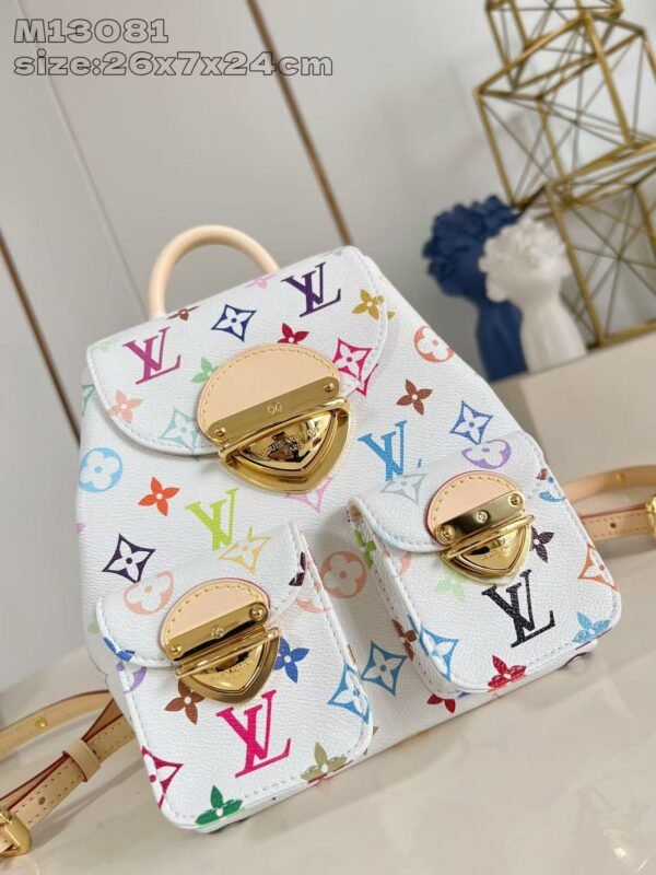 LV X TM Monogram Multicolor Venice Backpack White
