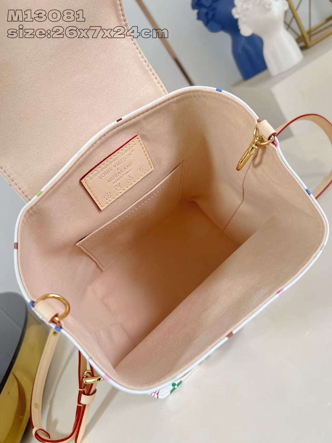 LV X TM Monogram Multicolor Venice Backpack White - Image 10