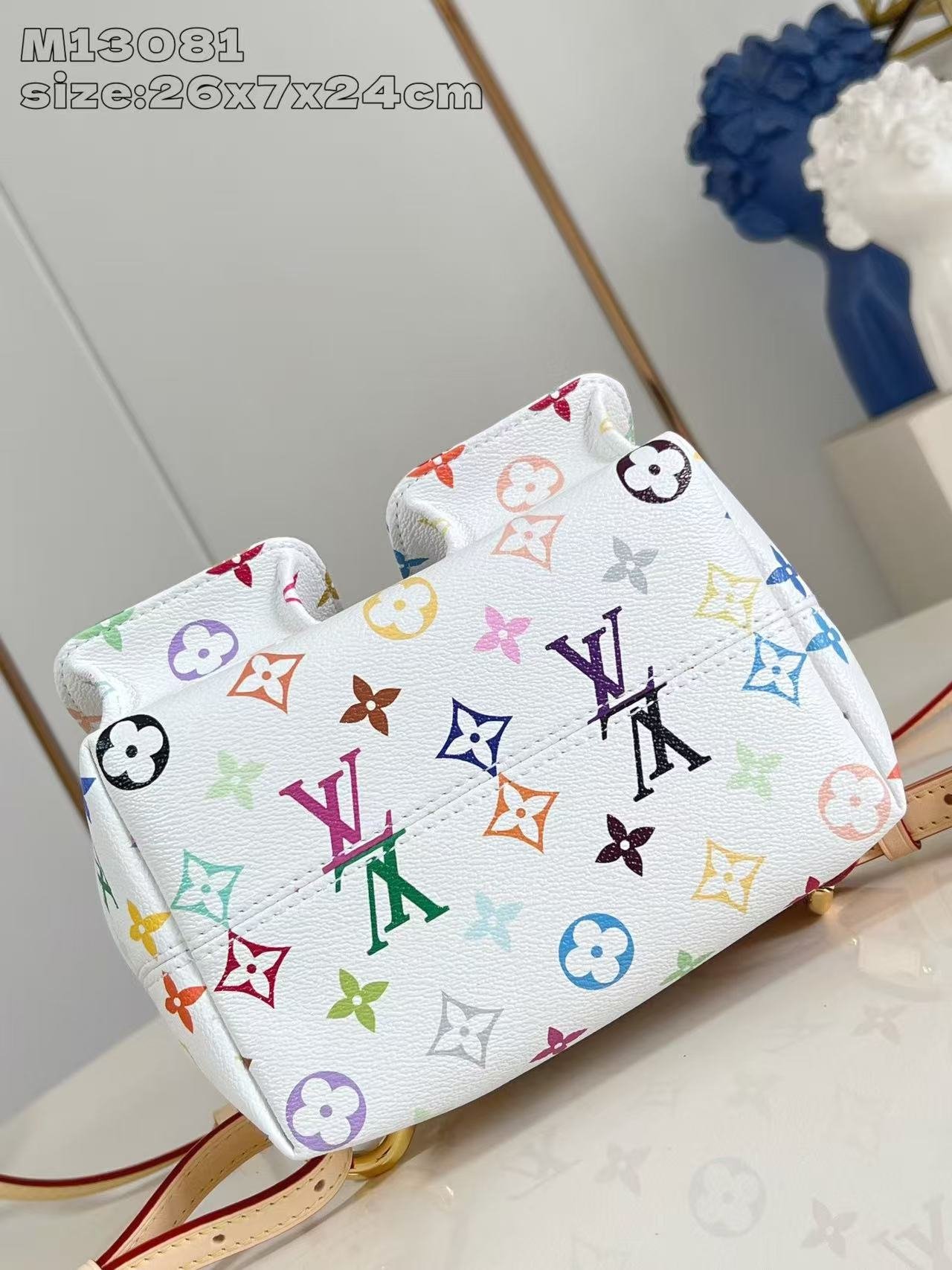 LV X TM Monogram Multicolor Venice Backpack White - Image 3