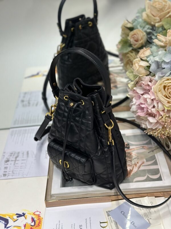 Small Dior Caro Bucket Bag