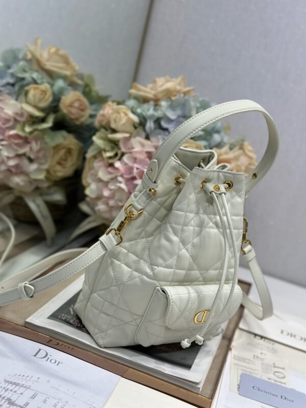 Small Dior Caro Bucket Bag