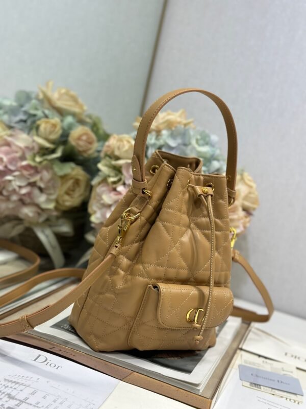 Small Dior Caro Bucket Bag