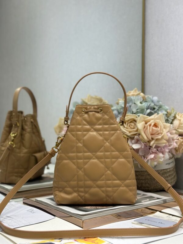 Small Dior Caro Bucket Bag