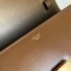 Classic CLASSIC BOX polished calfskin handbag with tumbled grain