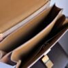 Classic CLASSIC BOX polished calfskin handbag with tumbled grain