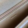 Classic CLASSIC BOX polished calfskin handbag with tumbled grain